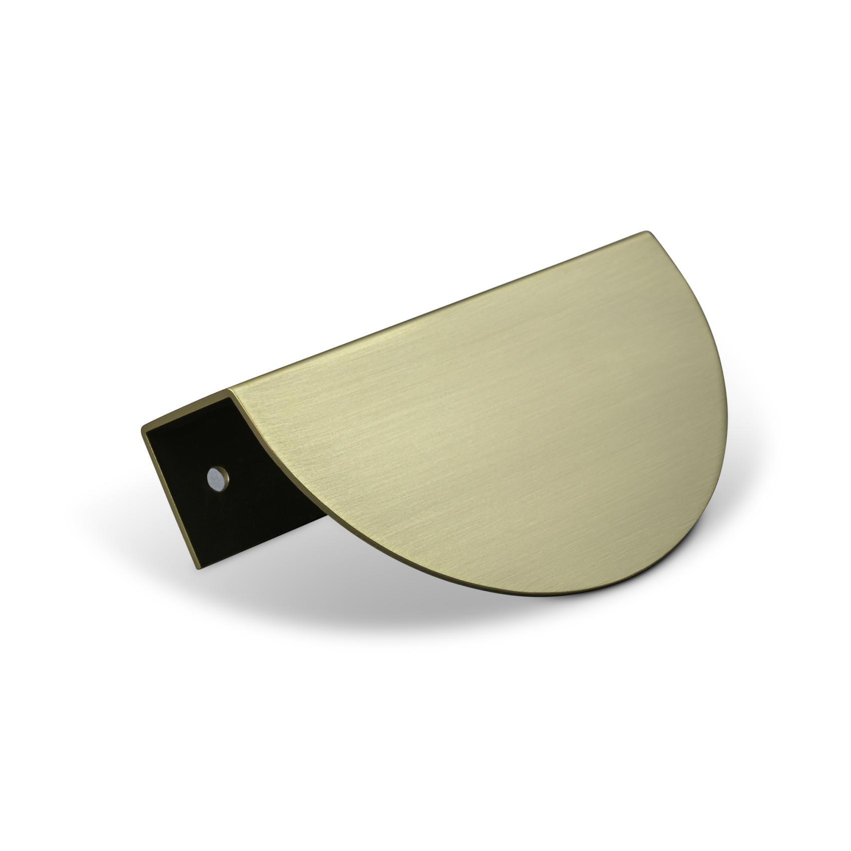 MANER TIP SCOICA CATANIA 100MM MAT BRASS inaltime 52 mm, grosime 42 mm, lungime 100 mm - PARIS14A.RO