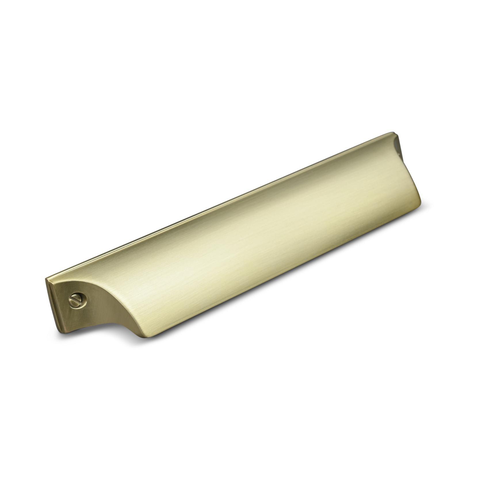 MANER TIP SCOICA TRANI CC128 MAT BRASS inaltime 24 mm, grosime 26 mm, lungime 172 mm - PARIS14A.RO