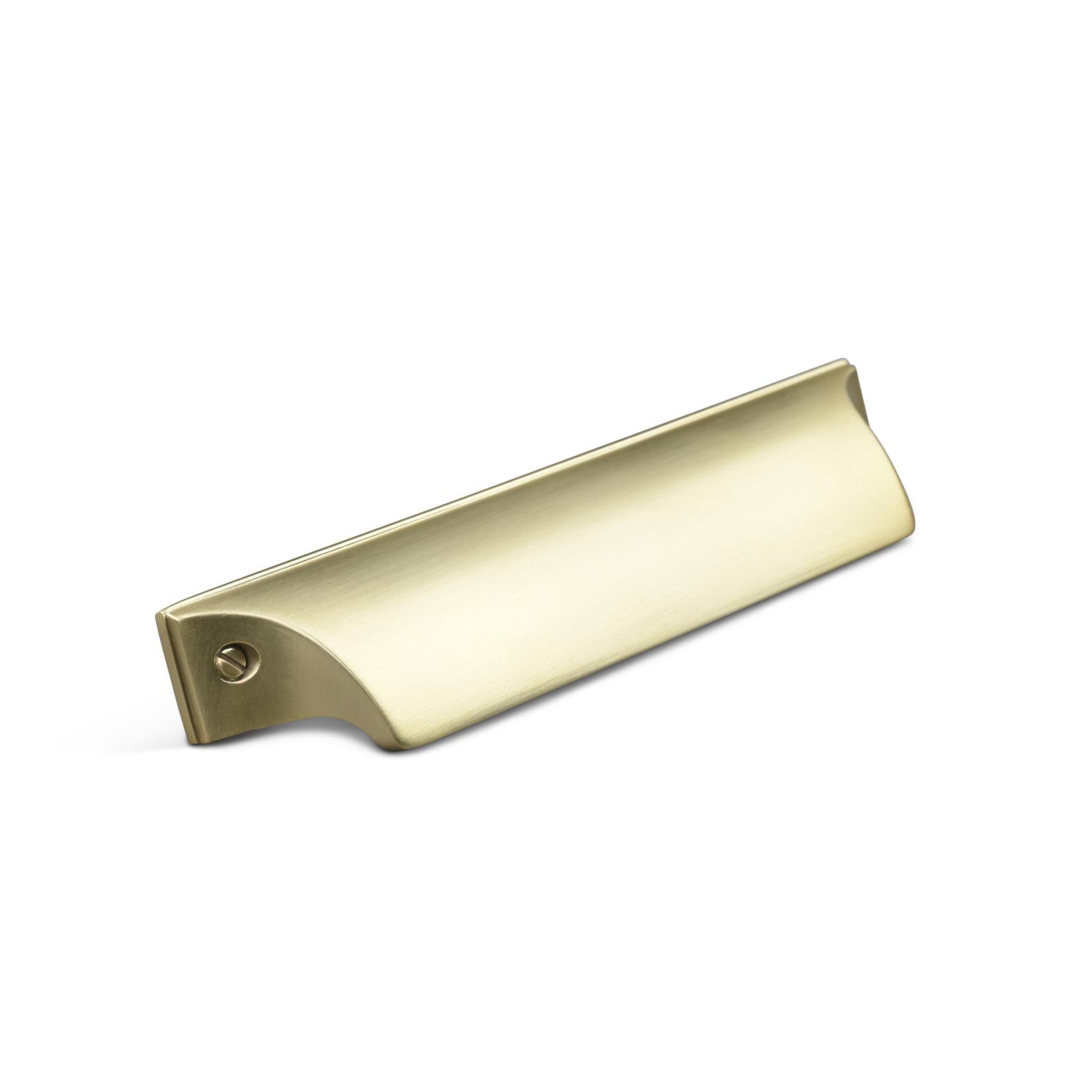 MANER TIP SCOICA TRANI CC96 MAT BRASS inaltime 24 mm, grosime 26 mm, lungime 140 mm - PARIS14A.RO