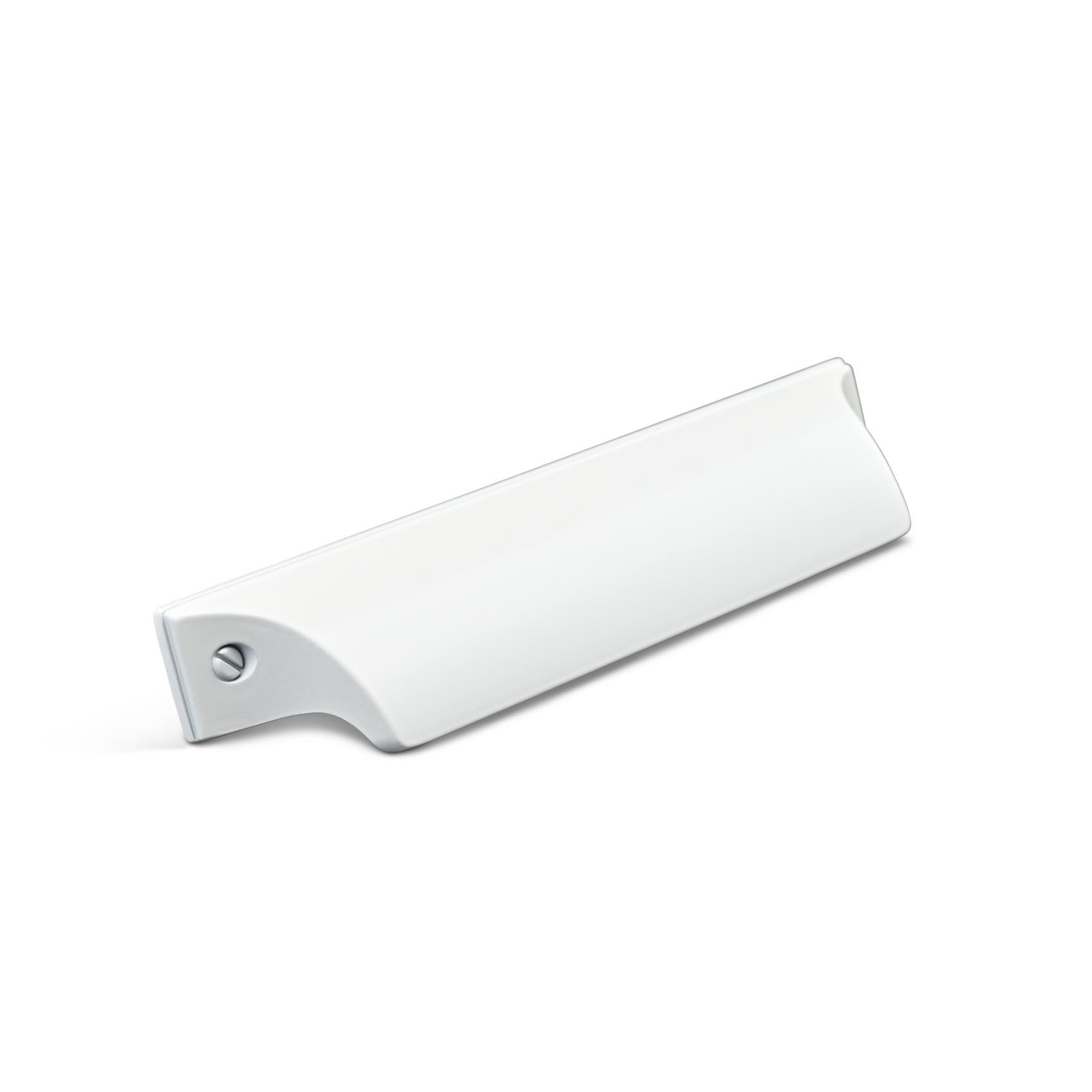 MANER TIP SCOICA TRANI CC96 MAT WHITE inaltime 24 mm, grosime 26 mm, lungime 140 mm - PARIS14A.RO