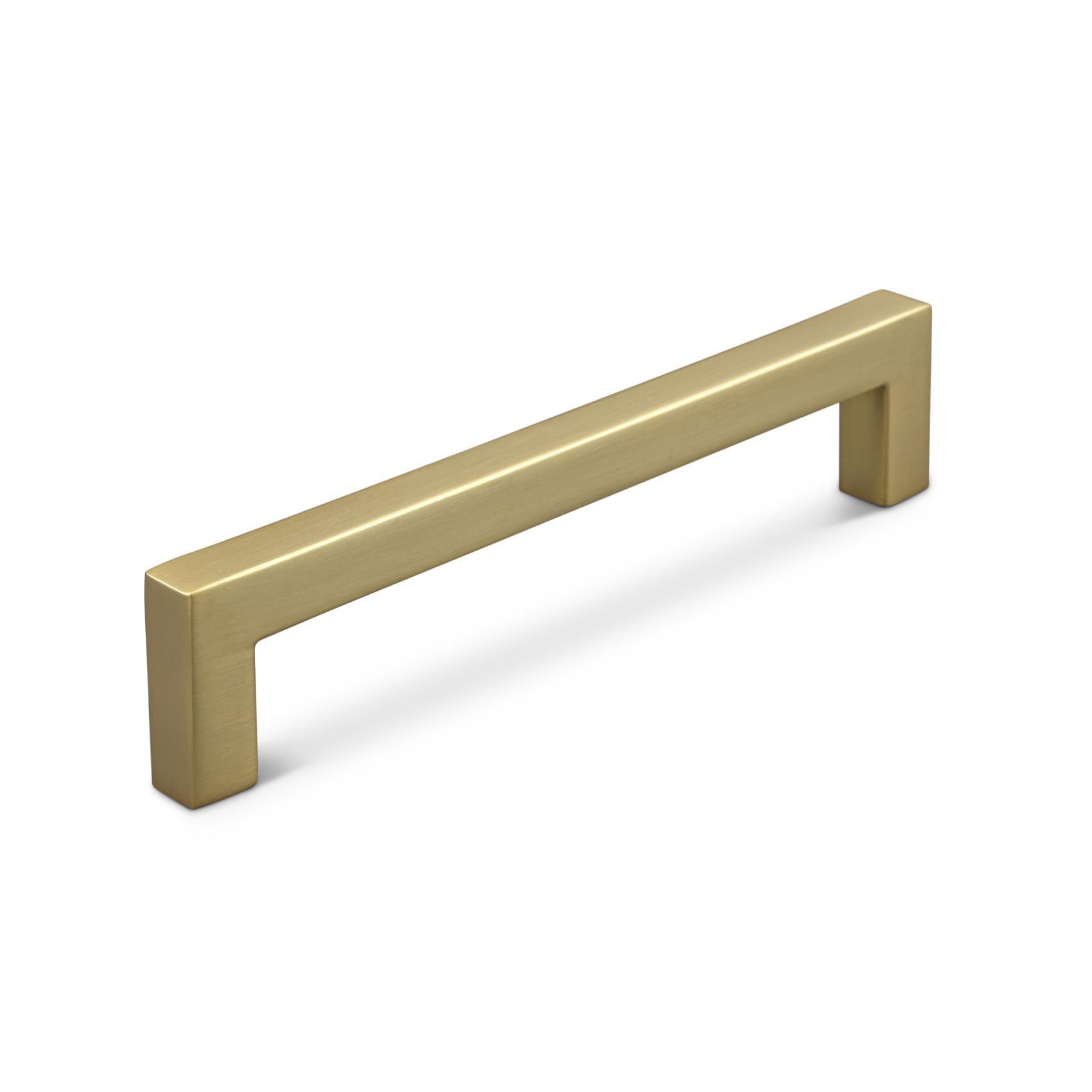 MANER TRIPOLI CC128 MAT BRASS inaltime 30 mm, grosime 10 mm, lungime 138 mm - PARIS14A.RO