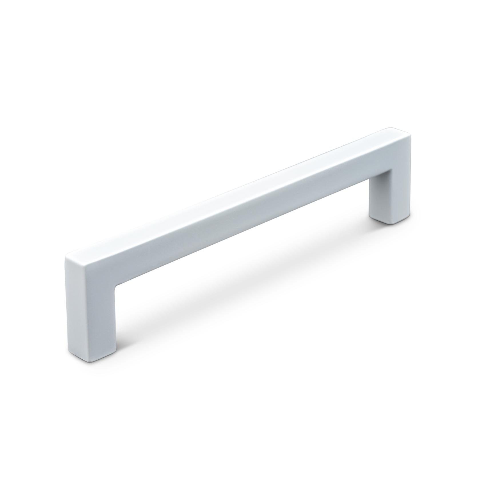 MANER TRIPOLI CC128 MAT WHITE inaltime 30 mm, grosime 10 mm, lungime 138 mm - PARIS14A.RO