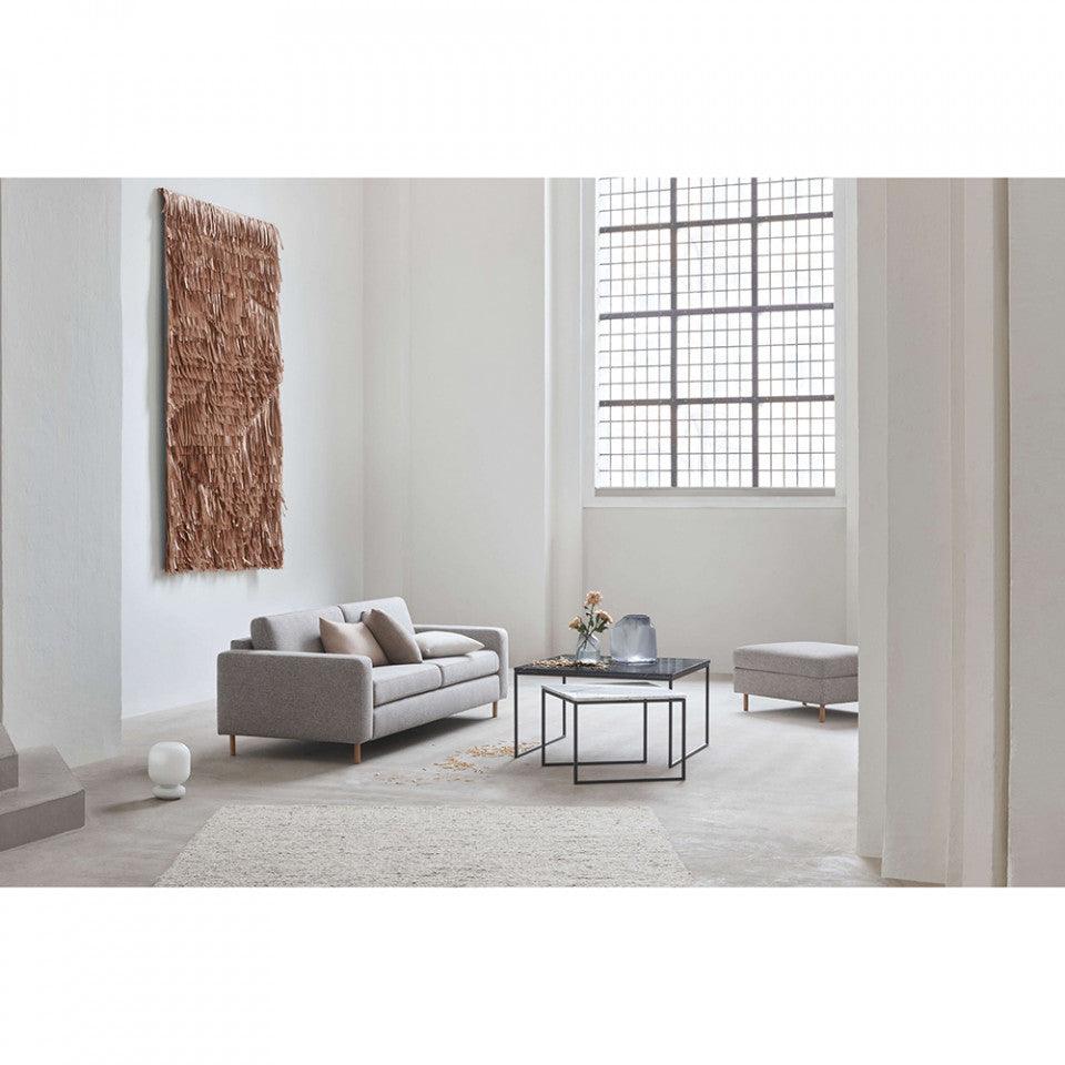 Masa de cafea gri antracit/neagra din ciment si otel 60x120 cm Como Tall Bolia - PARIS14A.RO