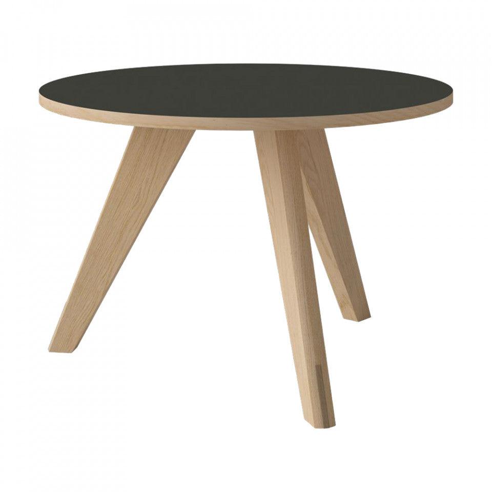 Masa de cafea gri/maro din lemn 60 cm New Mood Bolia - PARIS14A.RO