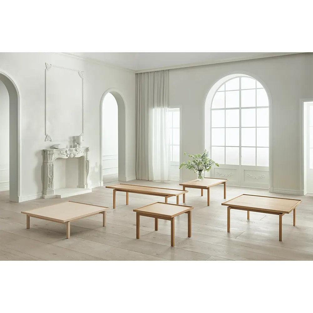 Masa de cafea maro din lemn de stejar 62x122 cm Elton Bolia - PARIS14A.RO