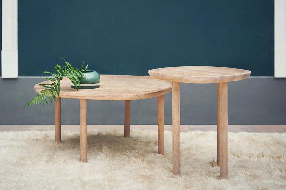 Masa de cafea maro din lemn de stejar 75 cm Trace Bolia - PARIS14A.RO