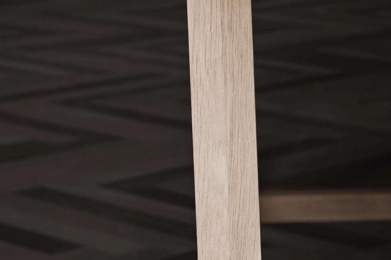 Masa dining extensibila maro deschis/alba din lemn de stejar 100x220(420) cm Nord Bolia - PARIS14A.RO