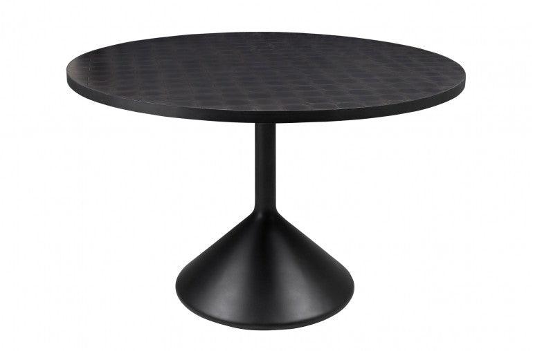 Masa dining neagra rotunda 120 cm Labo Octo Versmissen - PARIS14A.RO