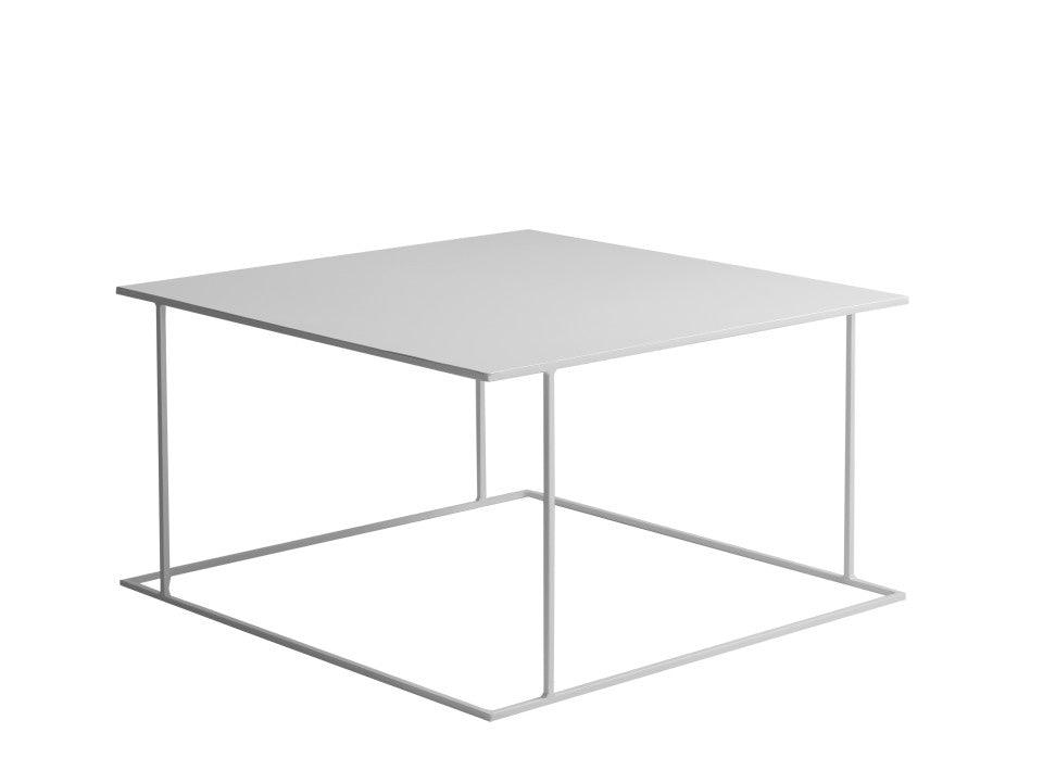 Masuta alba pentru cafea din metal 80x80 cm Walt Custom Form - PARIS14A.RO