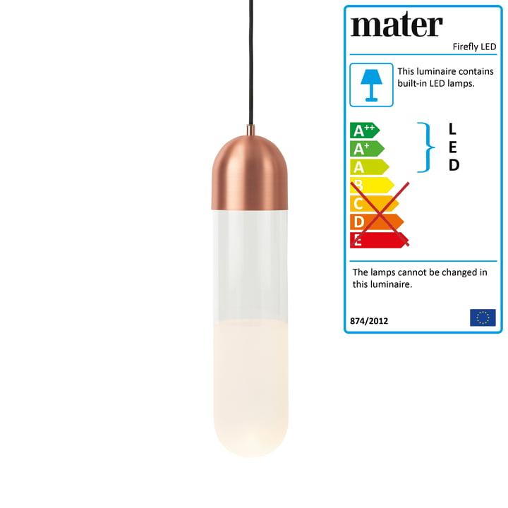 Mater - Firefly led lampa Cupru - PARIS14A.RO