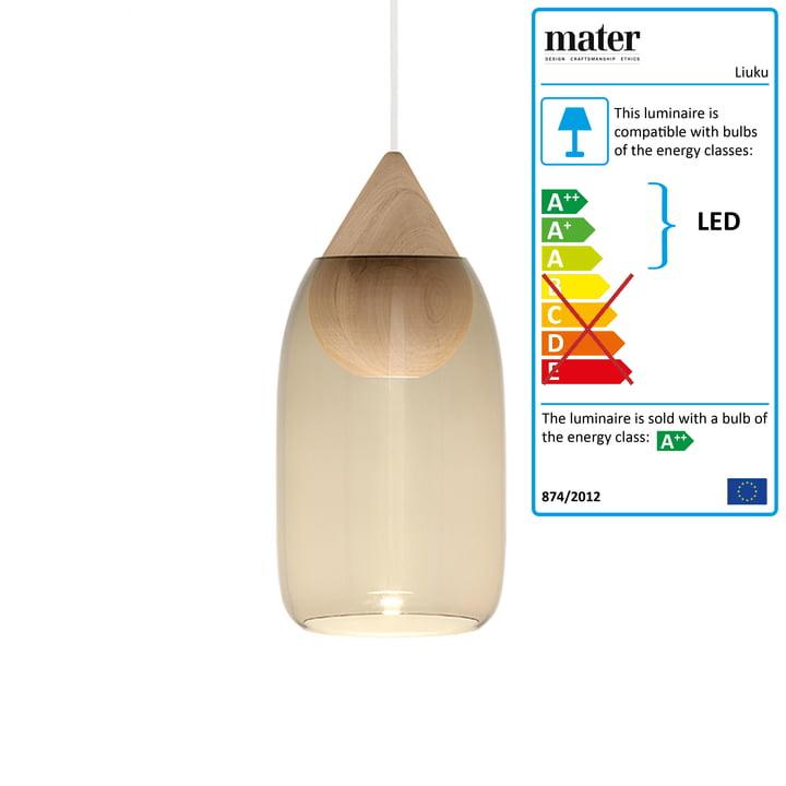 Mater - Liuku lampa Drop Fumuriu - PARIS14A.RO