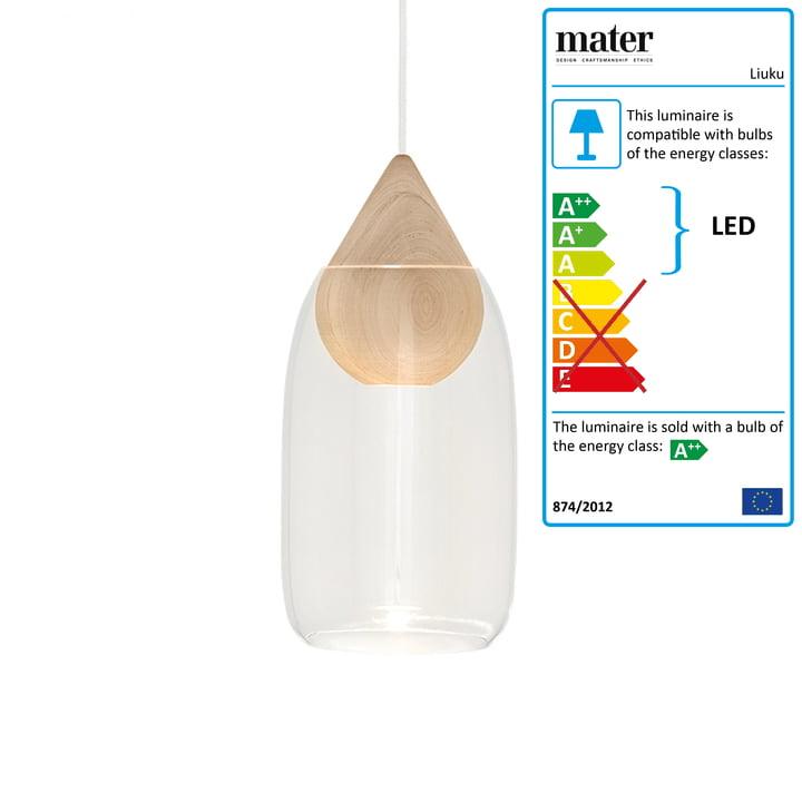 Mater - Liuku lampa Drop Transparent - PARIS14A.RO