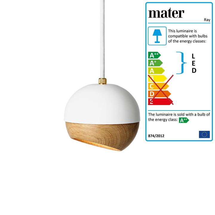 Mater - Ray lampa Alb - PARIS14A.RO