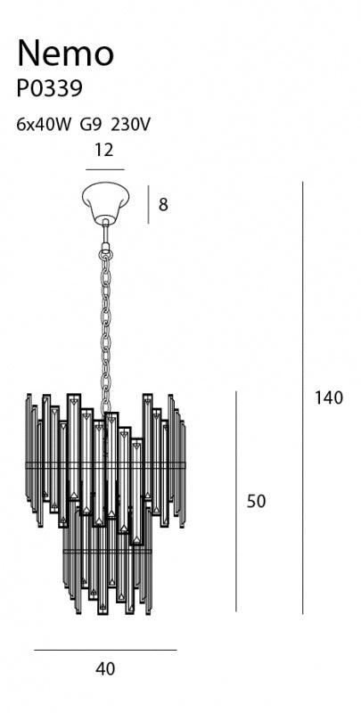 CANDELABRU NEMO MAXLIGHT P0339