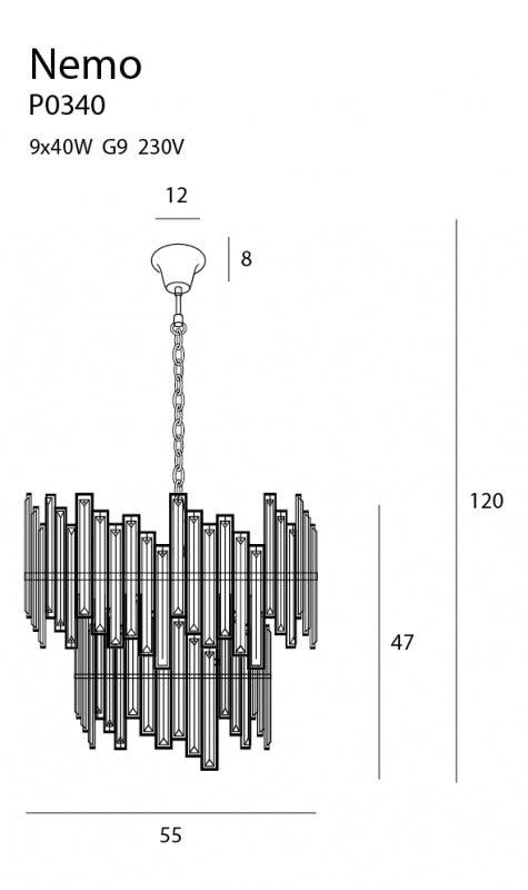 CANDELABRU NEMO MAXLIGHT P0340