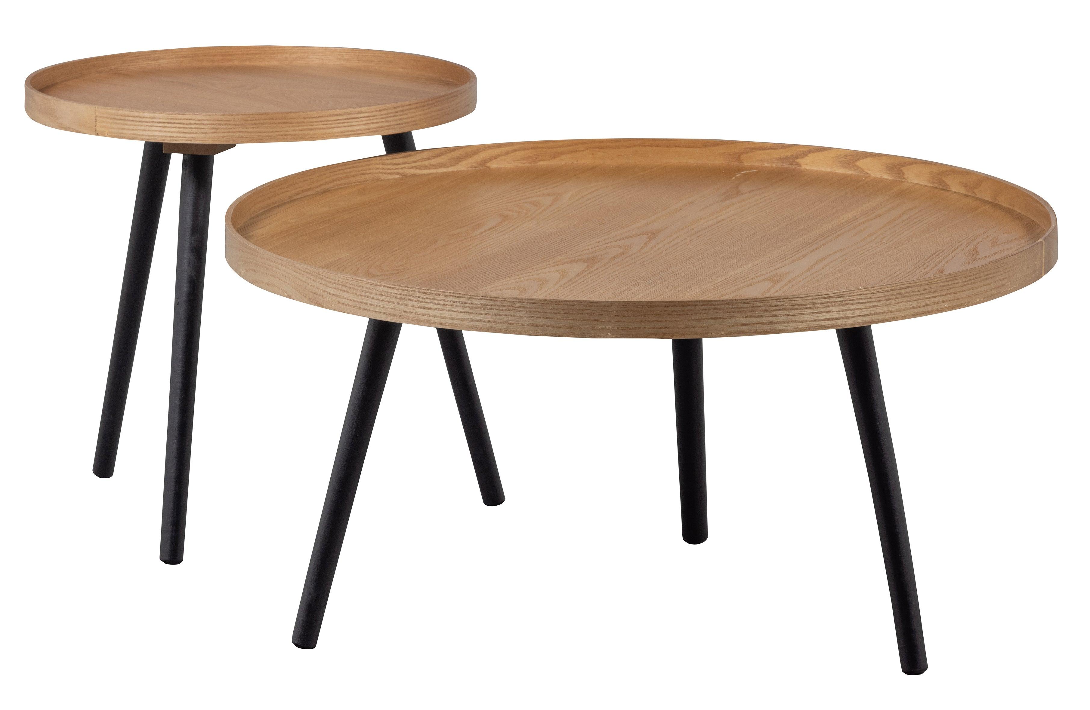 Mesa Sidetable M Wood Natural 45Xø45 - PARIS14A.RO