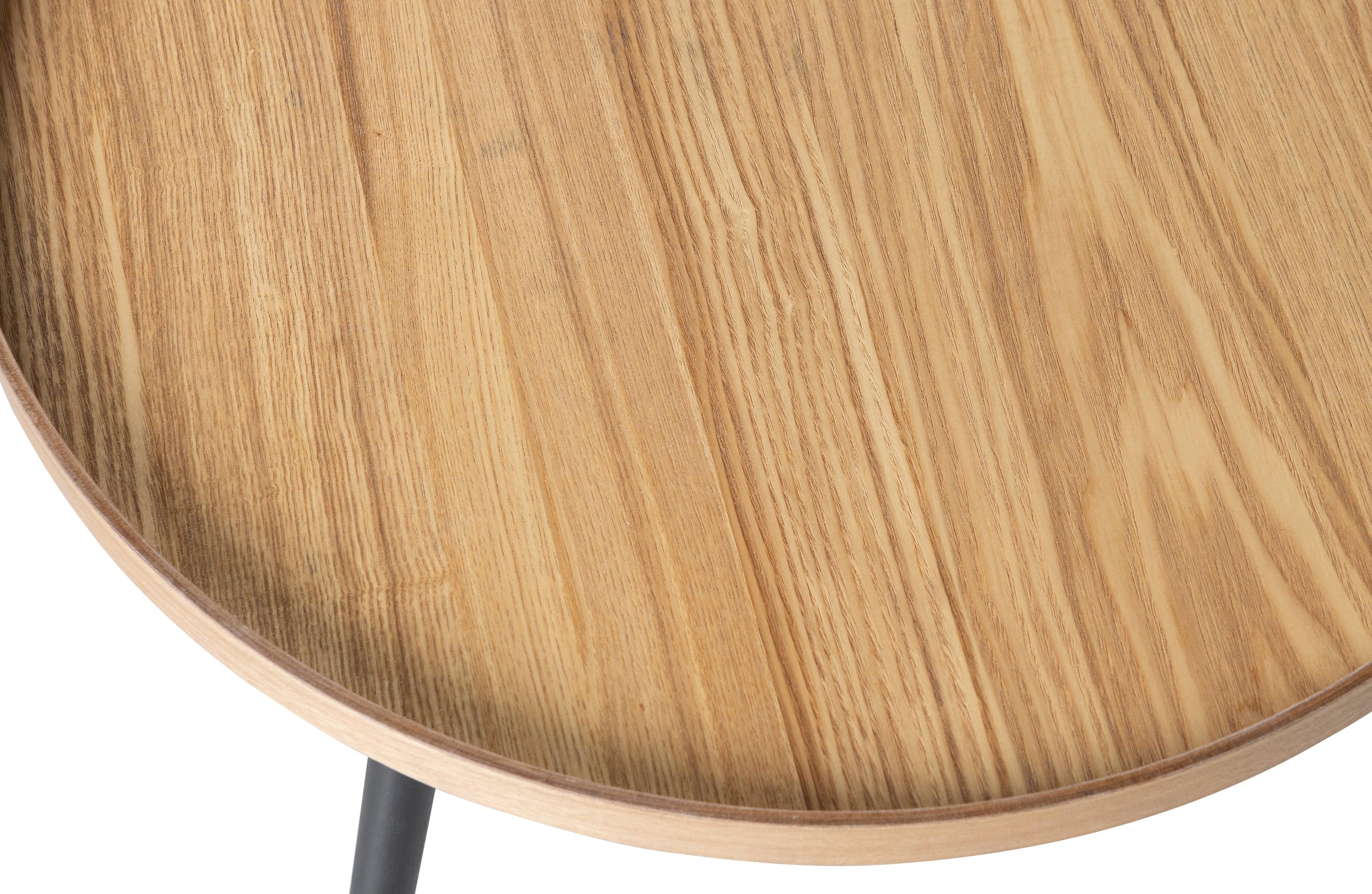 Mesa Sidetable M Wood Natural 45Xø45 - PARIS14A.RO