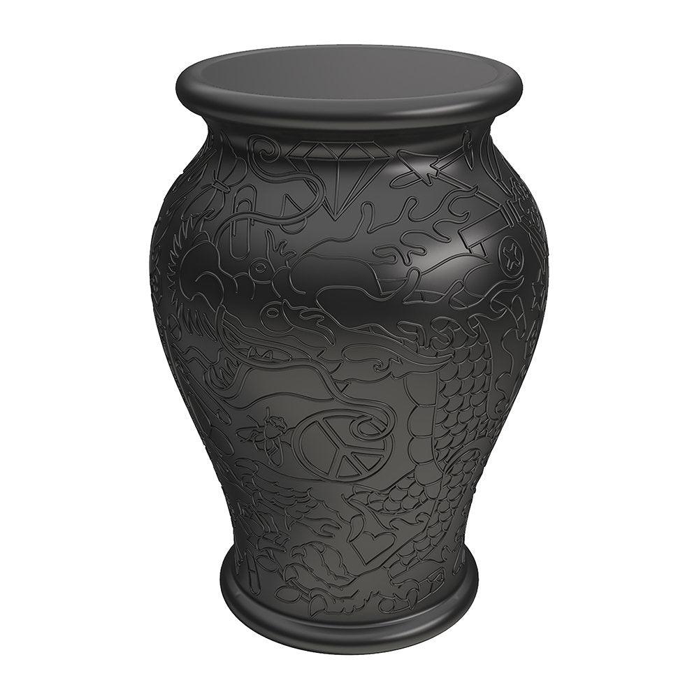 Ming Vase Noptiera Side Table - Black - PARIS14A.RO