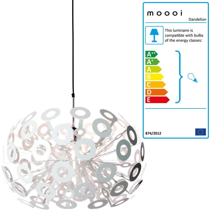 Moooi - Dandelion pendant light, white Alb - PARIS14A.RO