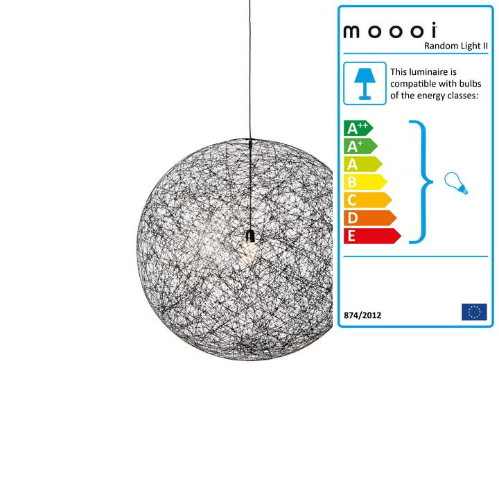 Moooi - Random Light Pendant Light Negru - PARIS14A.RO