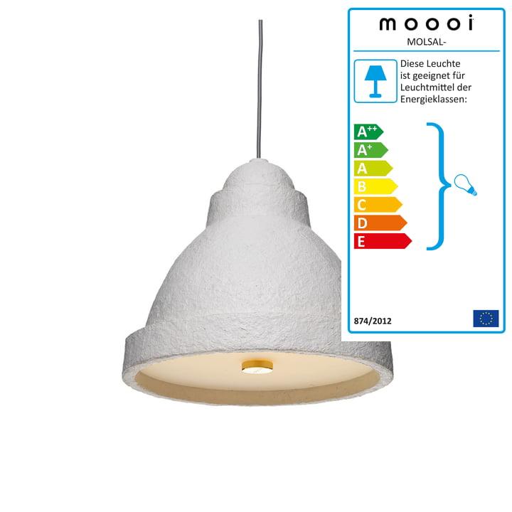 Moooi - Salago Suspension Lamp, S, natural Alb - PARIS14A.RO