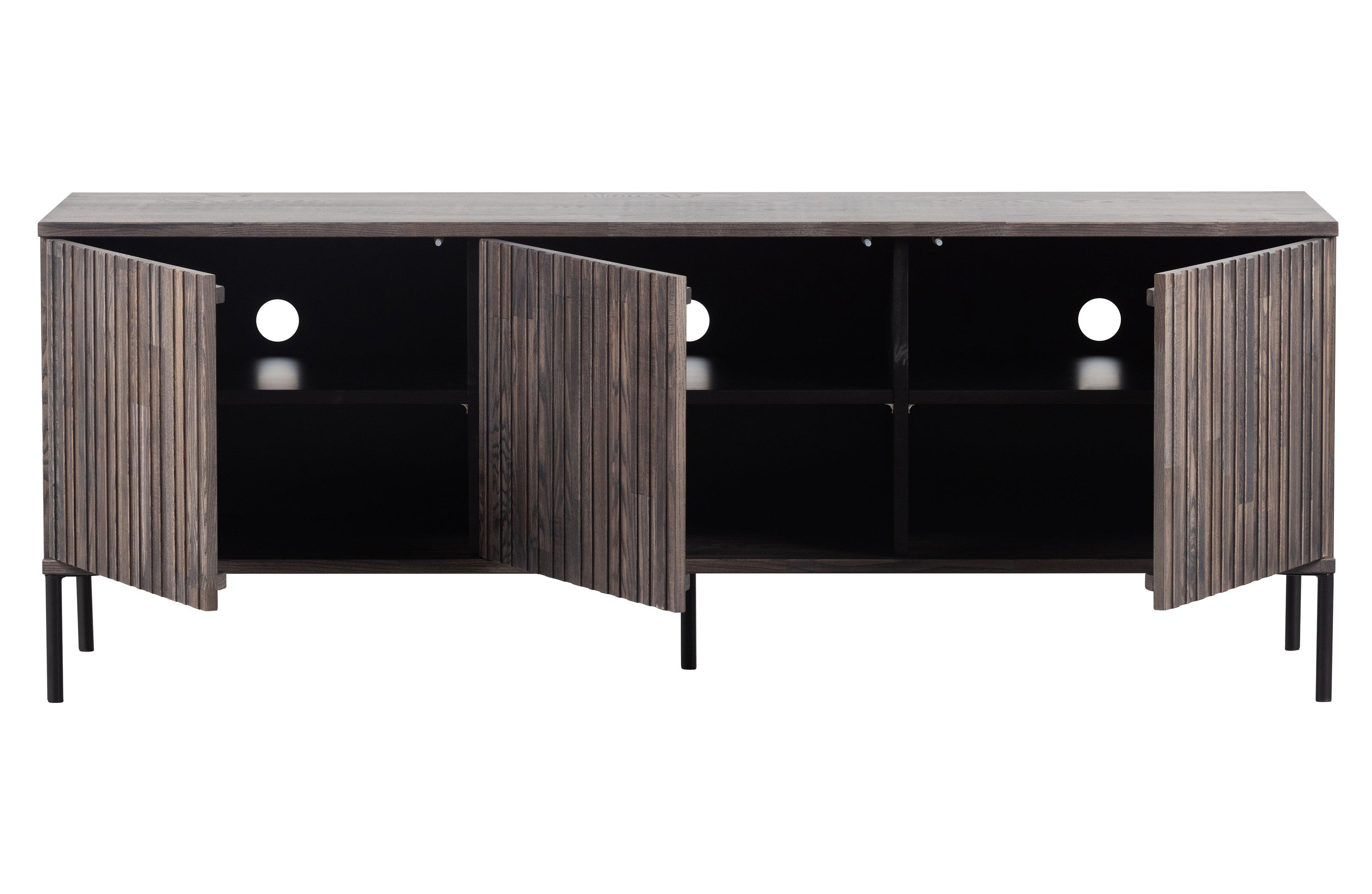 New Gravure TV-Stand 150 cm Espresso [FSC] - PARIS14A.RO