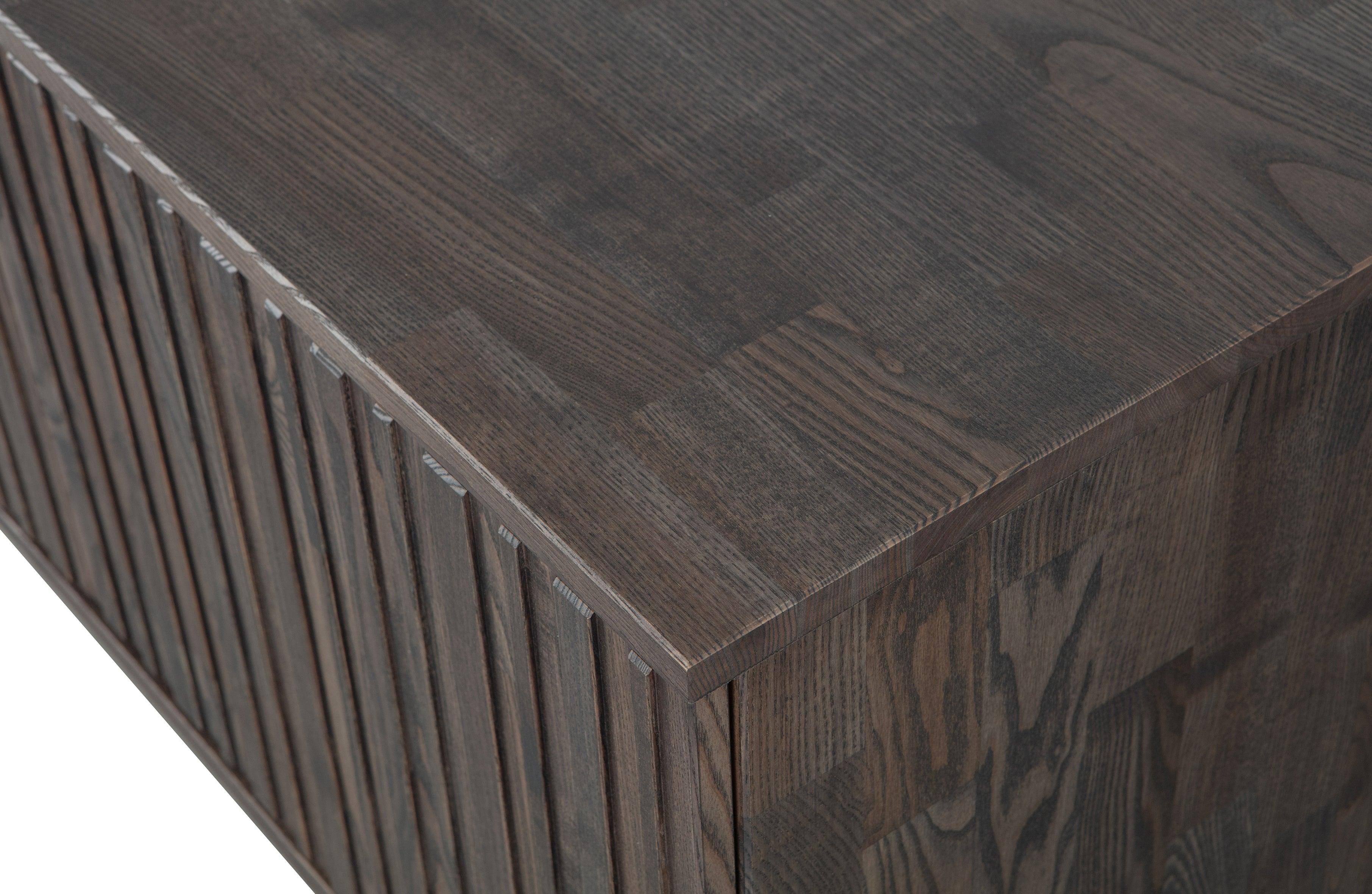 Nou Gravure TV-Stand 100 cm Espresso [FSC] - PARIS14A.RO