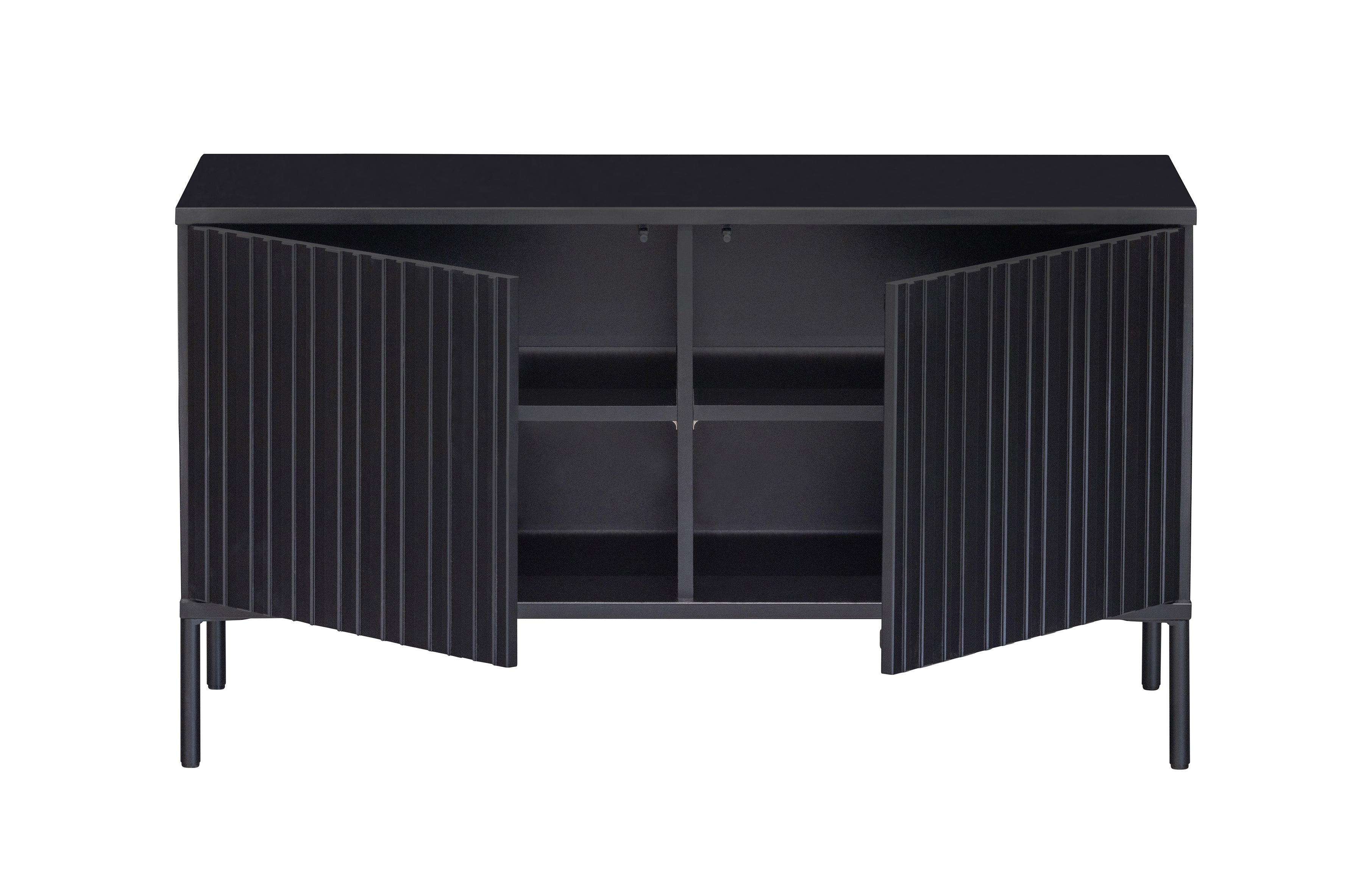 Nou Gravure TV-Stand 100 cm Pine Black [FSC] - PARIS14A.RO