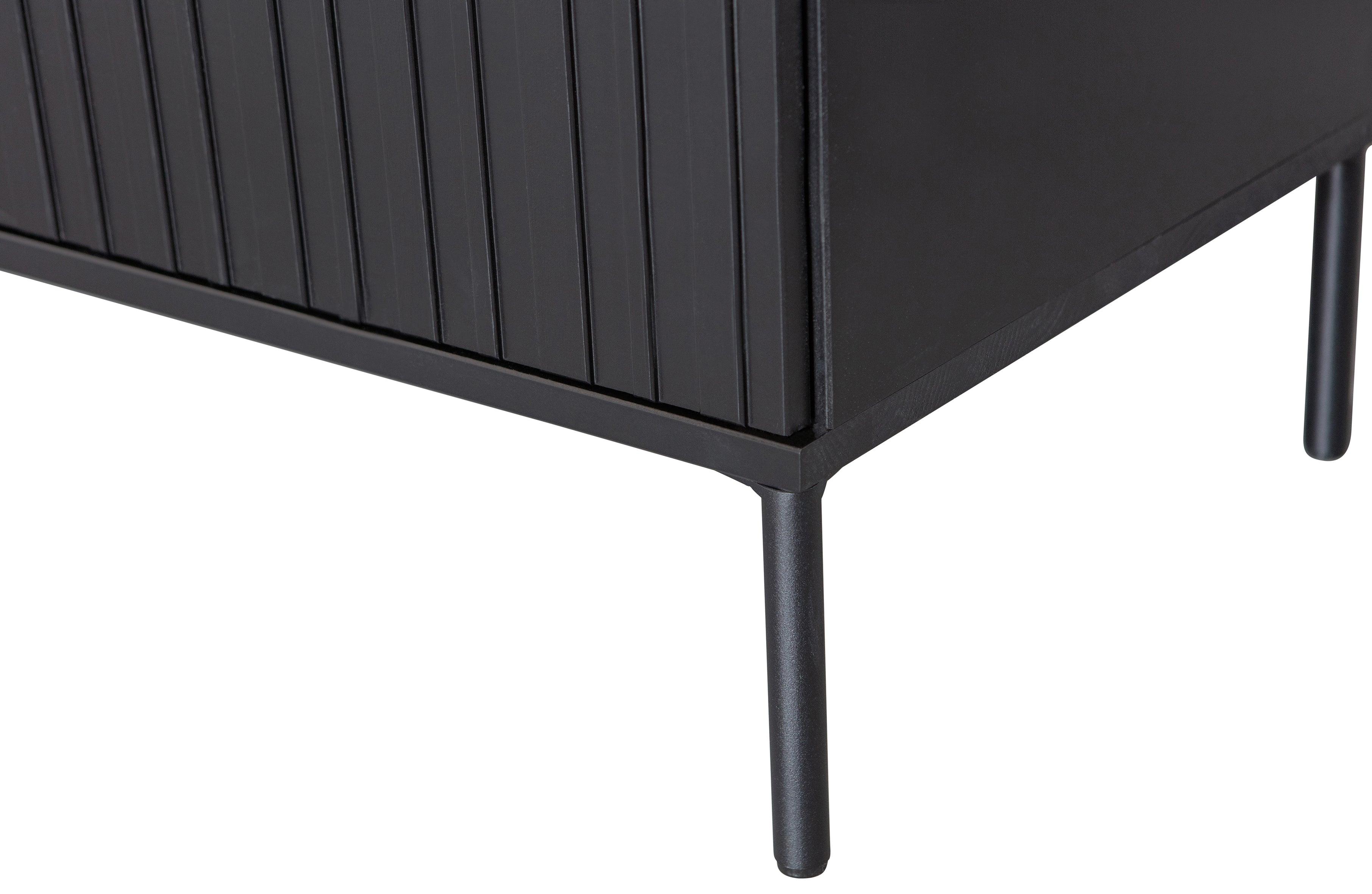 Nou Gravure TV-Stand 100 cm Pine Black [FSC] - PARIS14A.RO