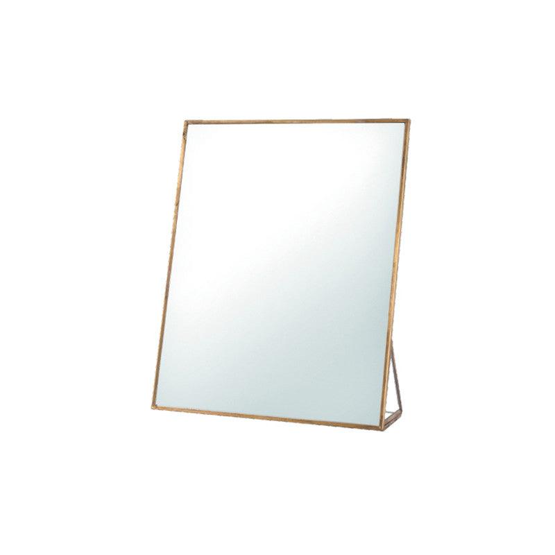Oglinda de masa dreptunghiulara din fier 13x18 cm Figo Lifestyle Home Collection - PARIS14A.RO
