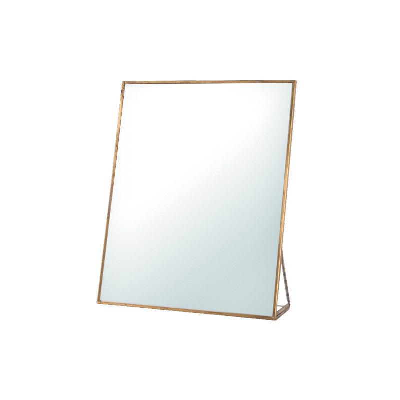 Oglinda de masa dreptunghiulara din fier 20x25 cm Figo Lifestyle Home Collection - PARIS14A.RO