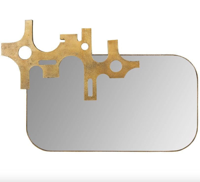 Oglinda dreptunghiulara maro din aluminiu 54x81 cm Savage Mirror Bronze Versmissen - PARIS14A.RO