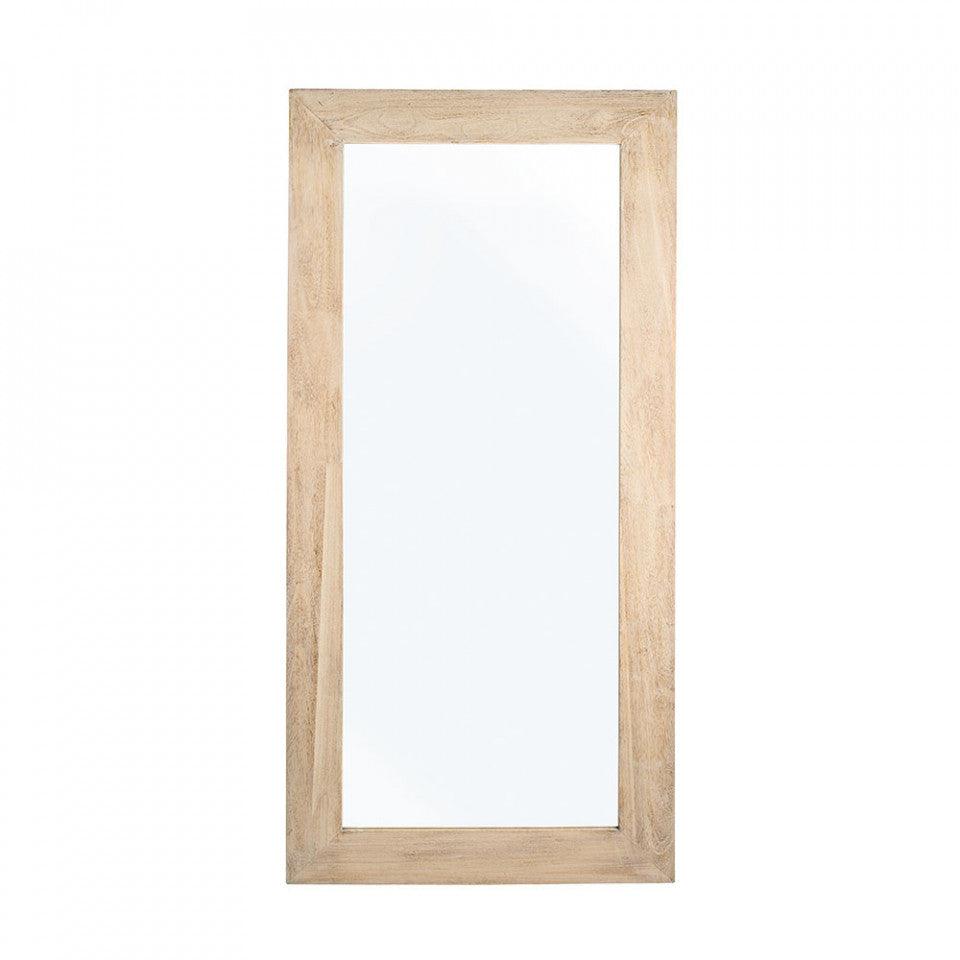 Oglinda dreptunghiulara maro din lemn de paulownia 82x172 cm Tiziano Bizzotto - PARIS14A.RO