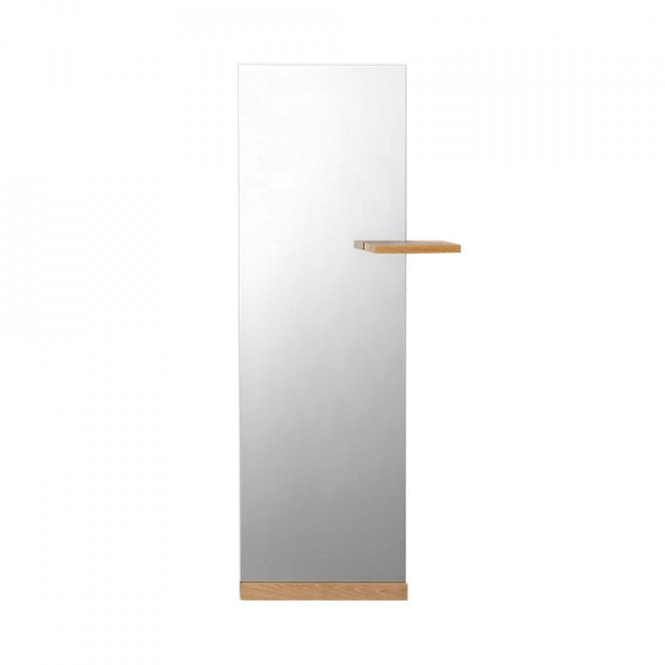 Oglinda dreptunghiulara maro din sticla si lemn 75x183 cm Shift Floor Shelf Bolia - PARIS14A.RO