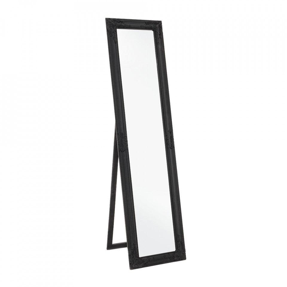 Oglinda dreptunghiulara neagra din lemn de paulownia 40x160 cm Miro Bizzotto - PARIS14A.RO