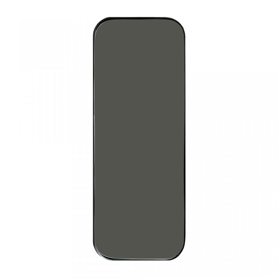 Oglinda dreptunghiulara neagra din metal pentru podea 40x110 cm Doutzen - PARIS14A.RO