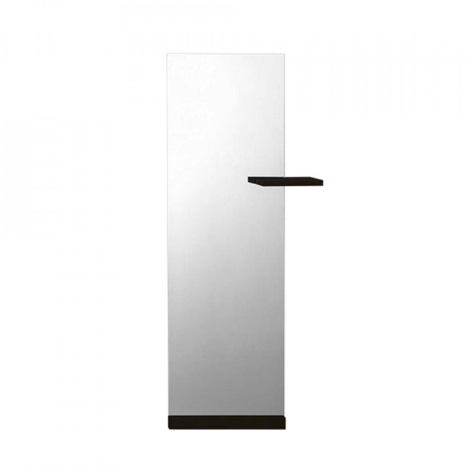 Oglinda dreptunghiulara neagra din sticla si lemn 75x183 cm Shift Floor Shelf Black Bolia - PARIS14A.RO