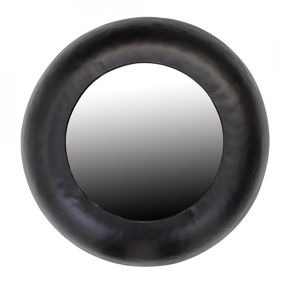 Oglinda neagra din fier 50 cm Wolf - PARIS14A.RO