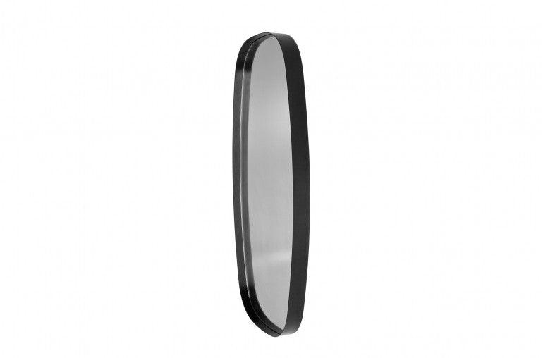 Oglinda ovala neagra cu rama din alama Nibbles M Versmissen - PARIS14A.RO