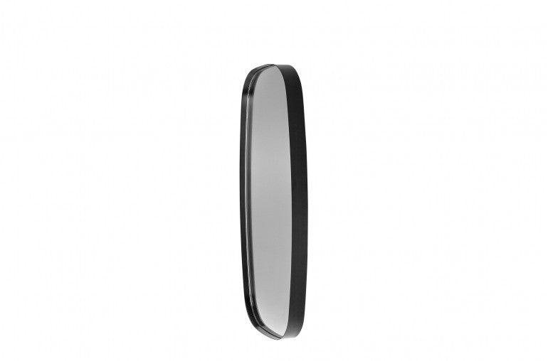 Oglinda ovala neagra cu rama din alama Nibbles S Versmissen - PARIS14A.RO