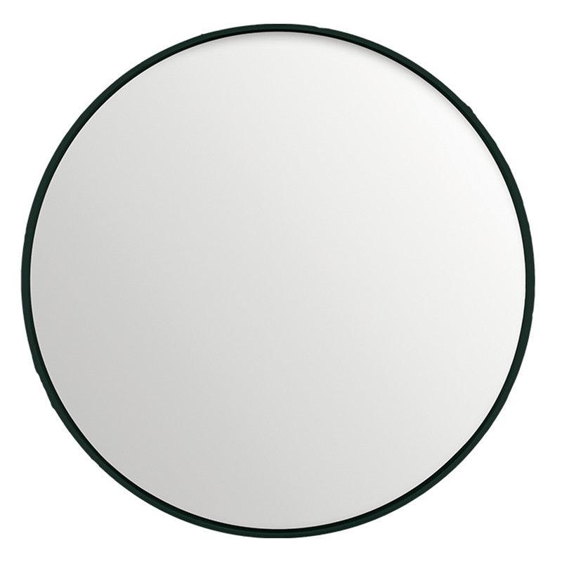 Oglinda rotunda neagra din MDF si sticla 120 cm Black Lifestyle Home Collection - PARIS14A.RO
