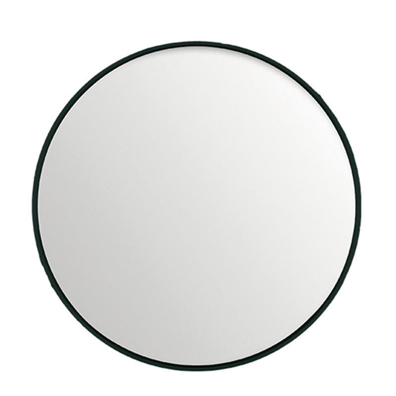 Oglinda rotunda neagra din MDF si sticla 60 cm Black Lifestyle Home Collection - PARIS14A.RO