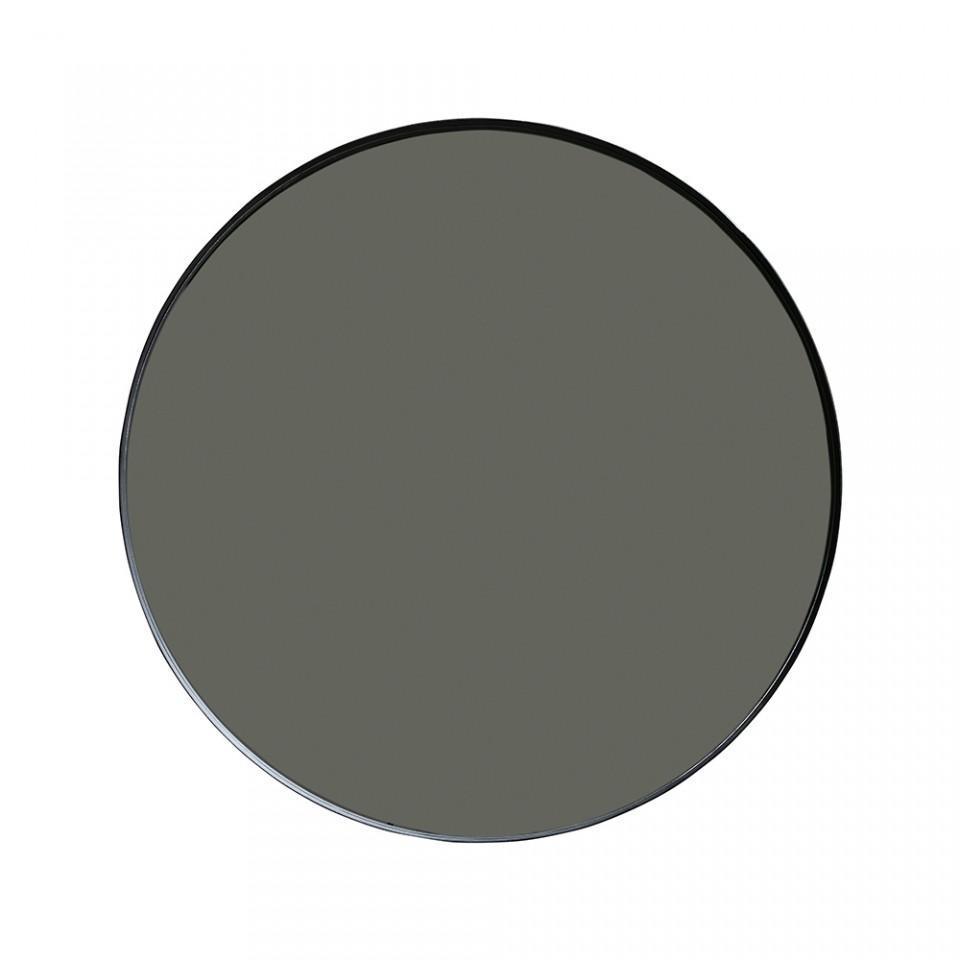 Oglinda rotunda neagra din metal 115 cm Doutzen - PARIS14A.RO