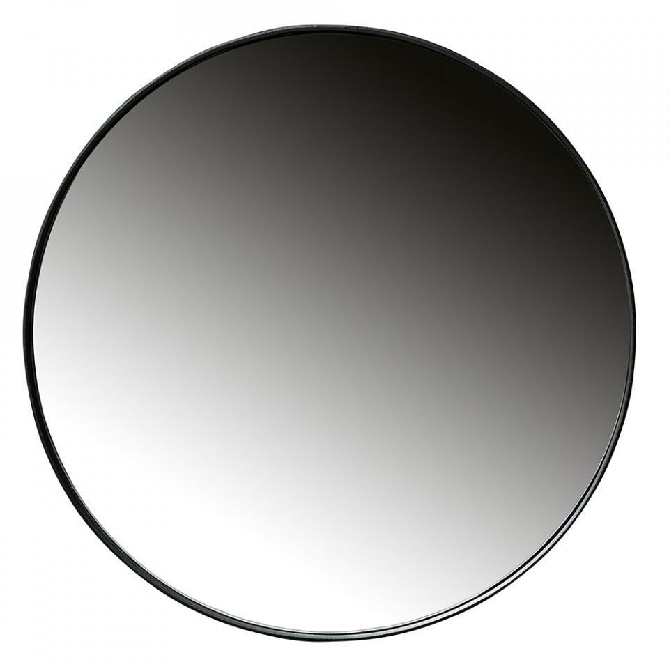 Oglinda rotunda neagra din metal 80 cm Doutzen - PARIS14A.RO