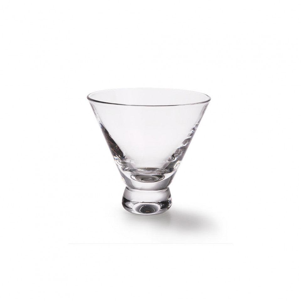 Pahar transparent din sticla 230 ml Stemless Martini HK Living - PARIS14A.RO