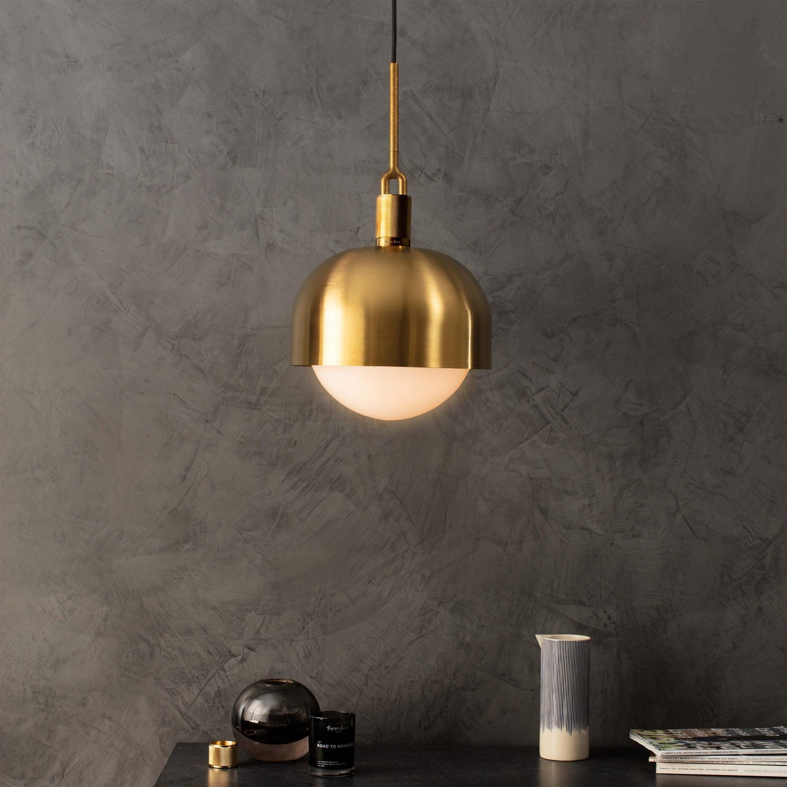 Pendant Forked / Cu abajur / GLOBE / SMOKED / LARGE - Buster & Punch - PARIS14A.RO