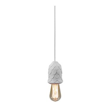 Pendul alb decorativ cu o veverita pe fir Sherwood e Robin by Karman - PARIS14A.RO