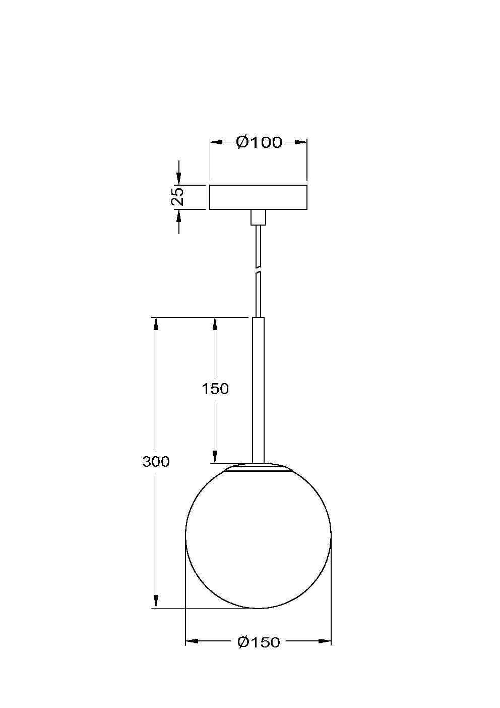 Pendul Basic form Maytoni Modern MOD321PL-01B - PARIS14A.RO