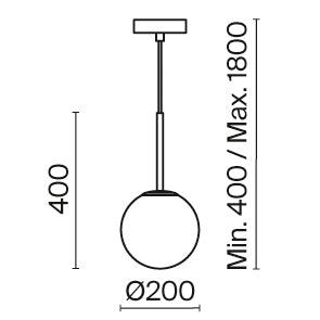 Pendul Basic form Maytoni Modern MOD321PL-01B1 - PARIS14A.RO