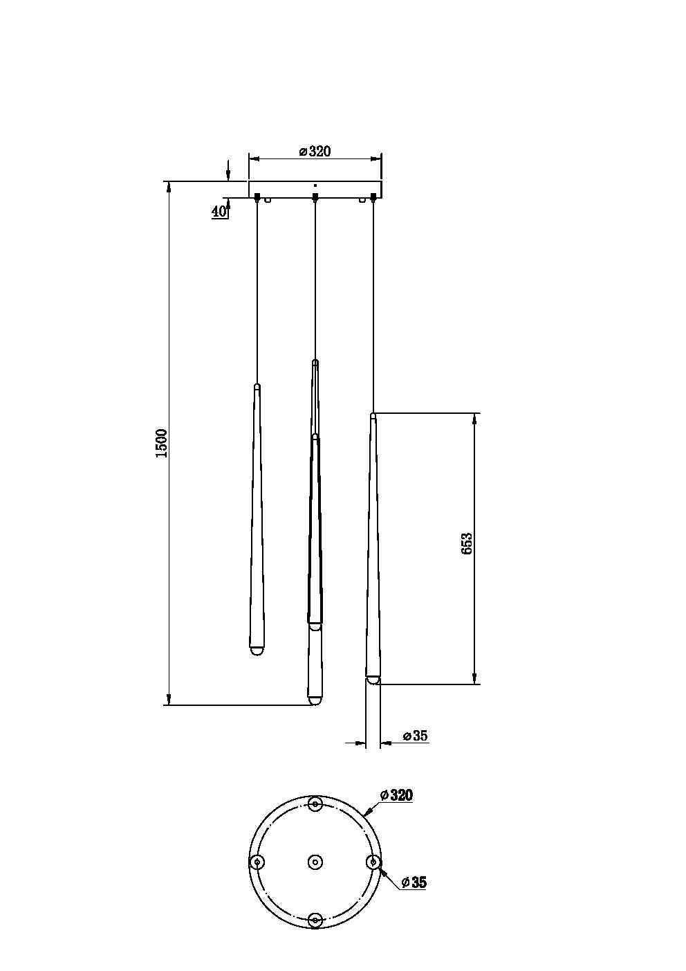 Pendul Cascade Maytoni Modern MOD132PL-L36BSK2 - PARIS14A.RO